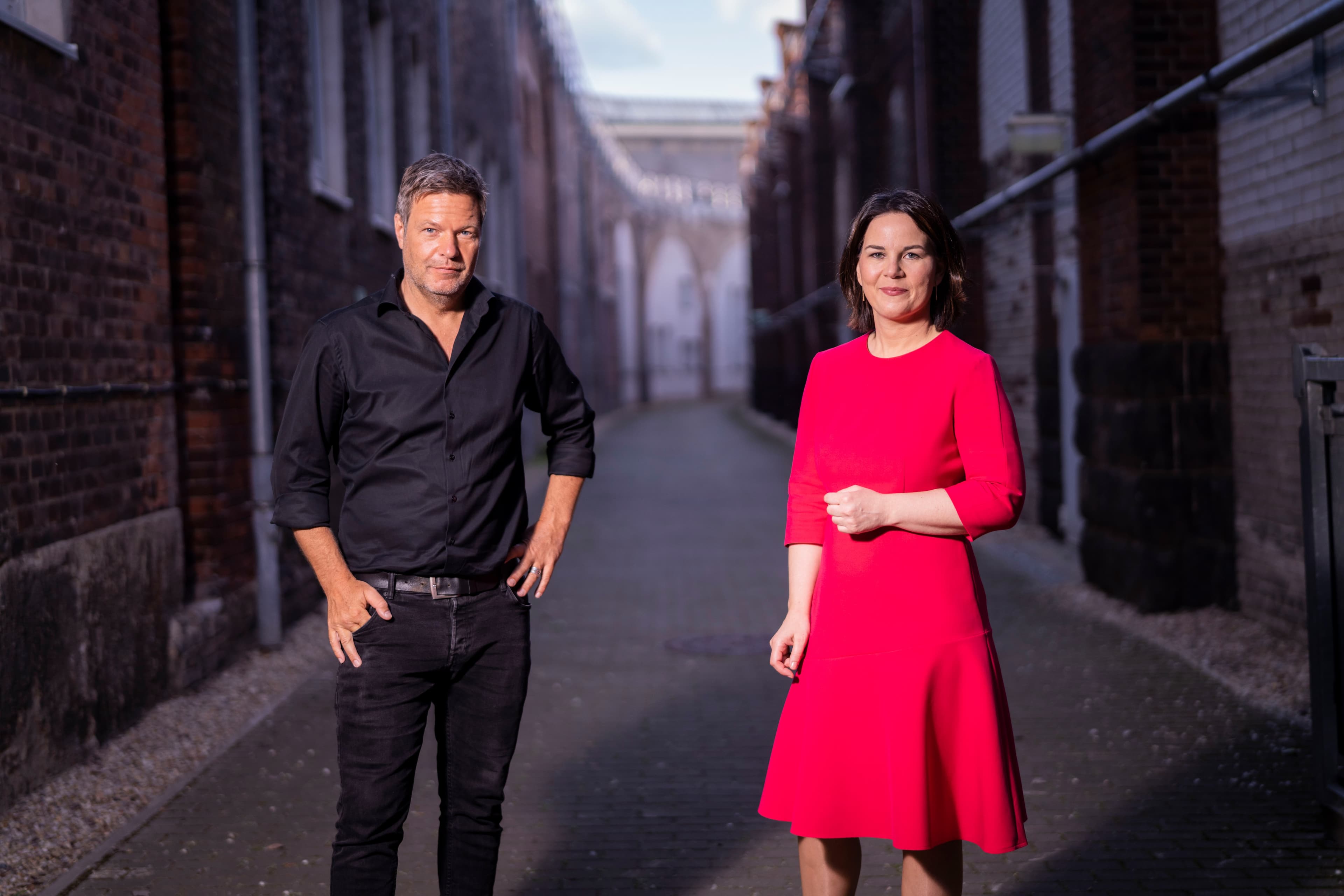 Portrait Annalena Baerbock und Robert Habeck