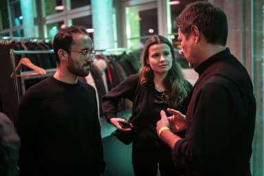 Robert Habeck im Gespräch mit Pianist Igor Levit und Fridays-for-Future Organisatorin Luisa Neubauer.