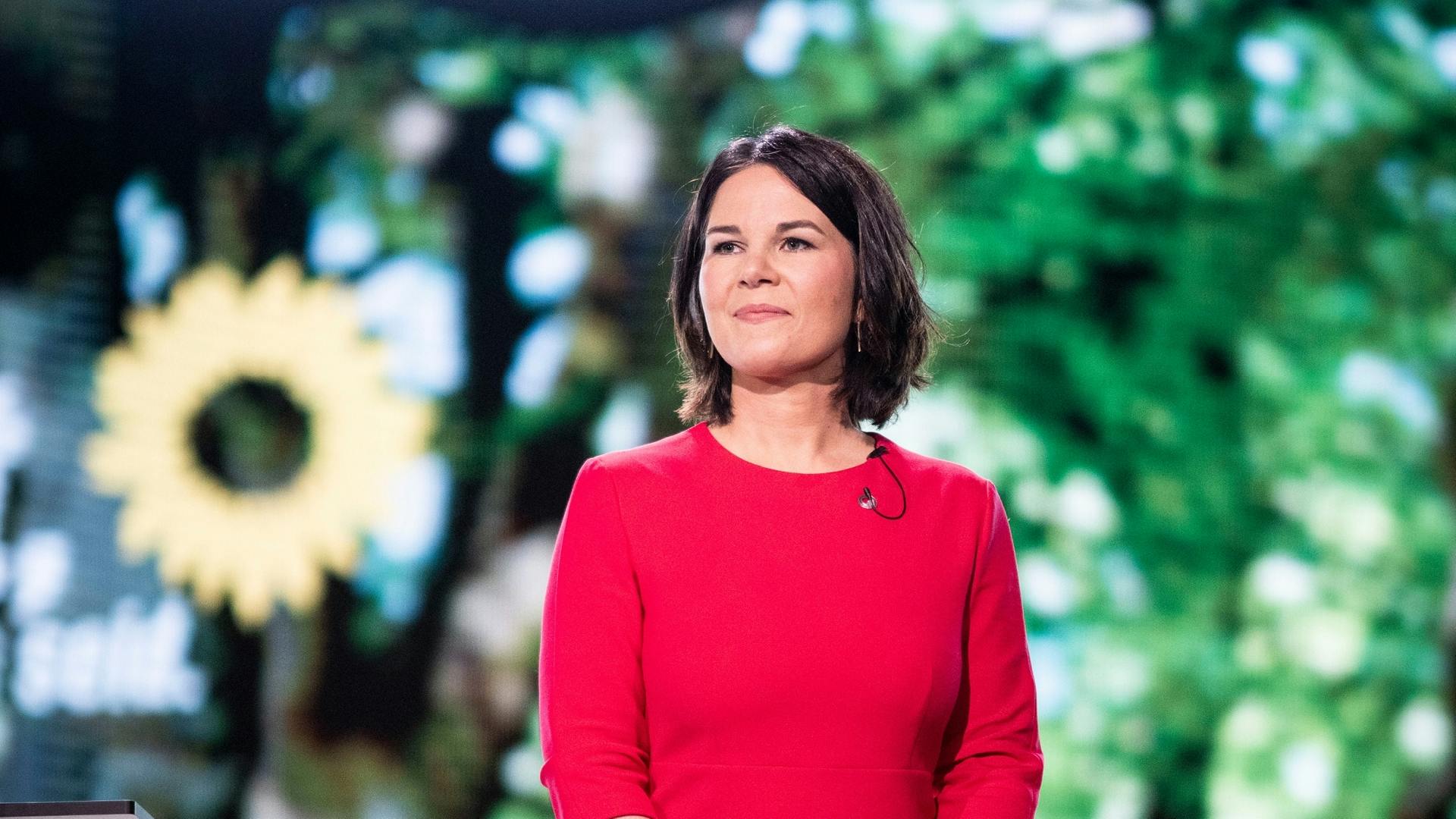 Annalena Baerbock auf dem digitalen Parteitag der Grünen im Juni 2021