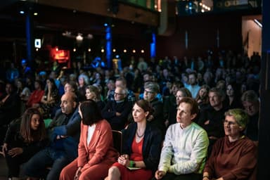 Der Saal bei der 30 Jahrfeier