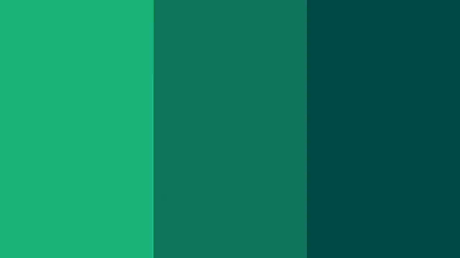 3 Grüne Streifen: Ein heller, ein mittlerer und ein dunkler