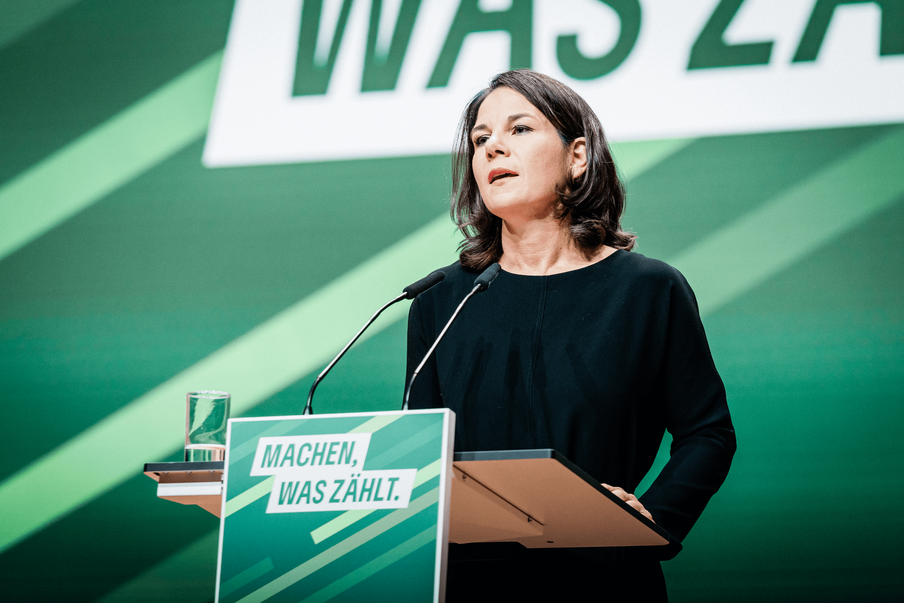 Annalena Baerbock auf der Bühne der BDK 2023.