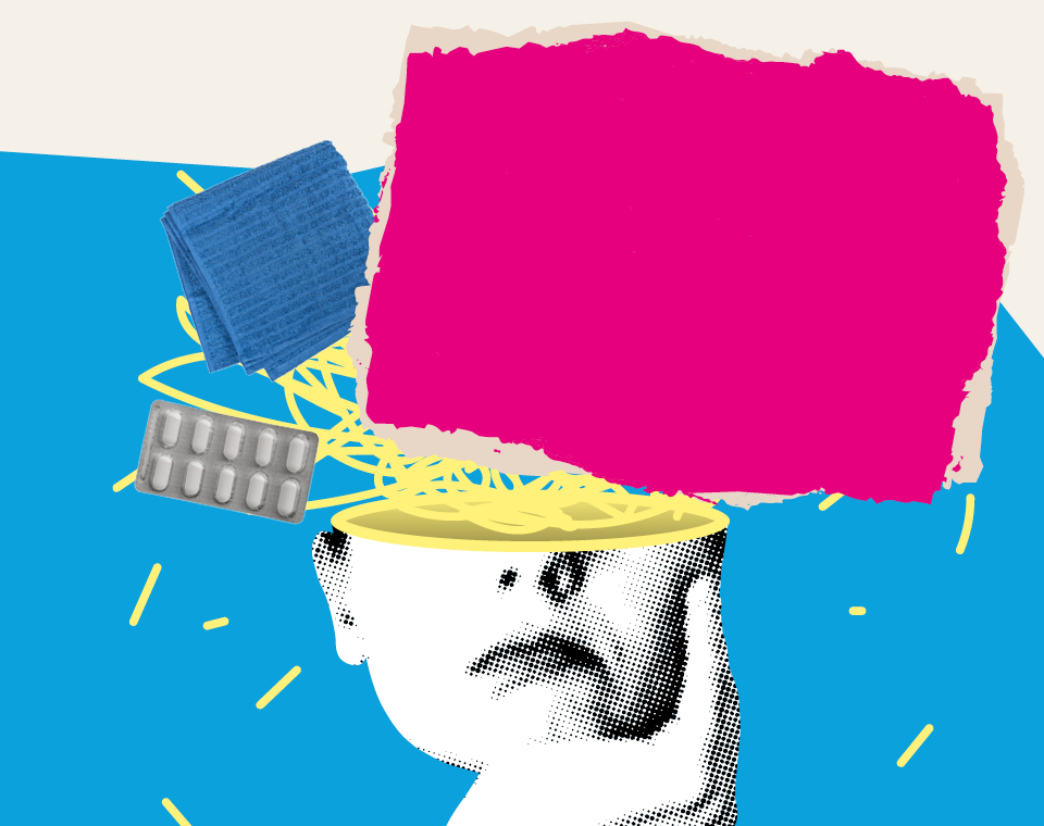 Collage für Pflegearbeit