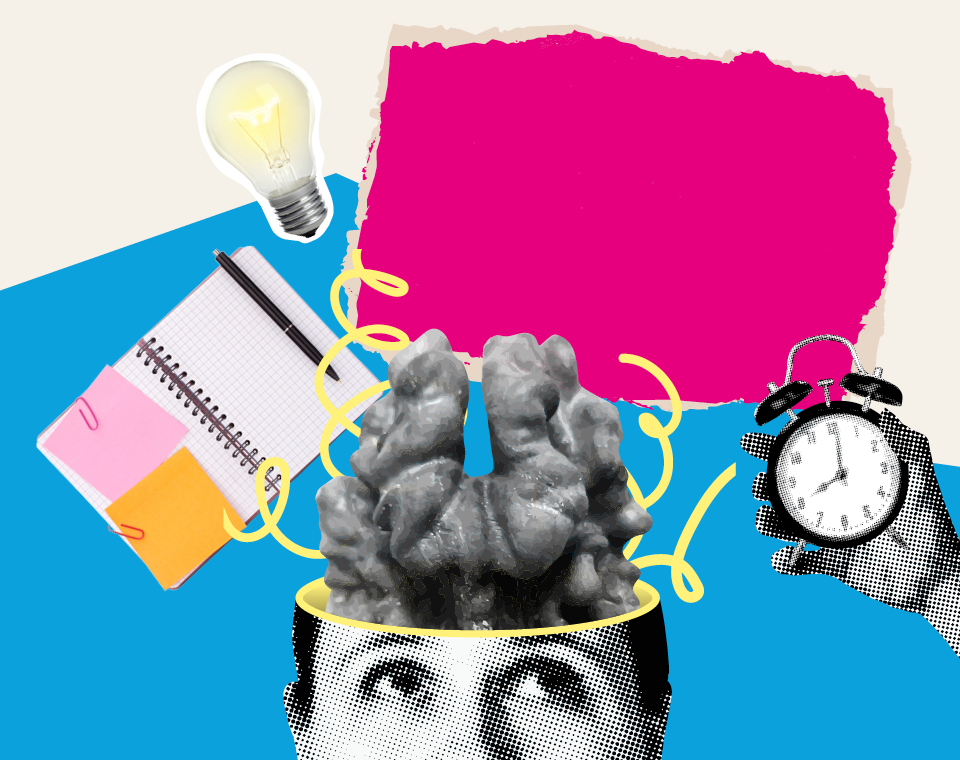 Collage für Mental Load und Carearbeit